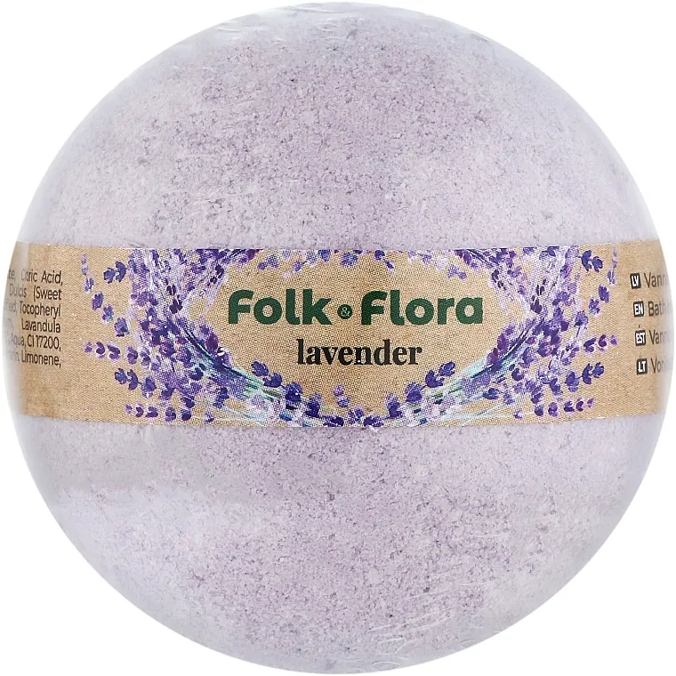 Folk&amp;Flora Bath Bombs Kugla za kupanje "Lavanda"