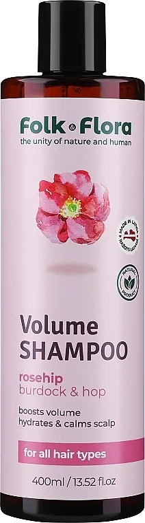 Folk&amp;Flora Volume Shampoo Šampon za volumen kose