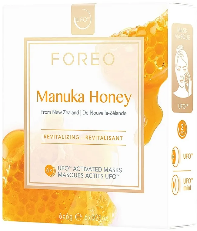 Foreo UFO Activated Mask Revitalizing Manuka Honey Revitalizujuća maska ​​za lice "Manuka med"