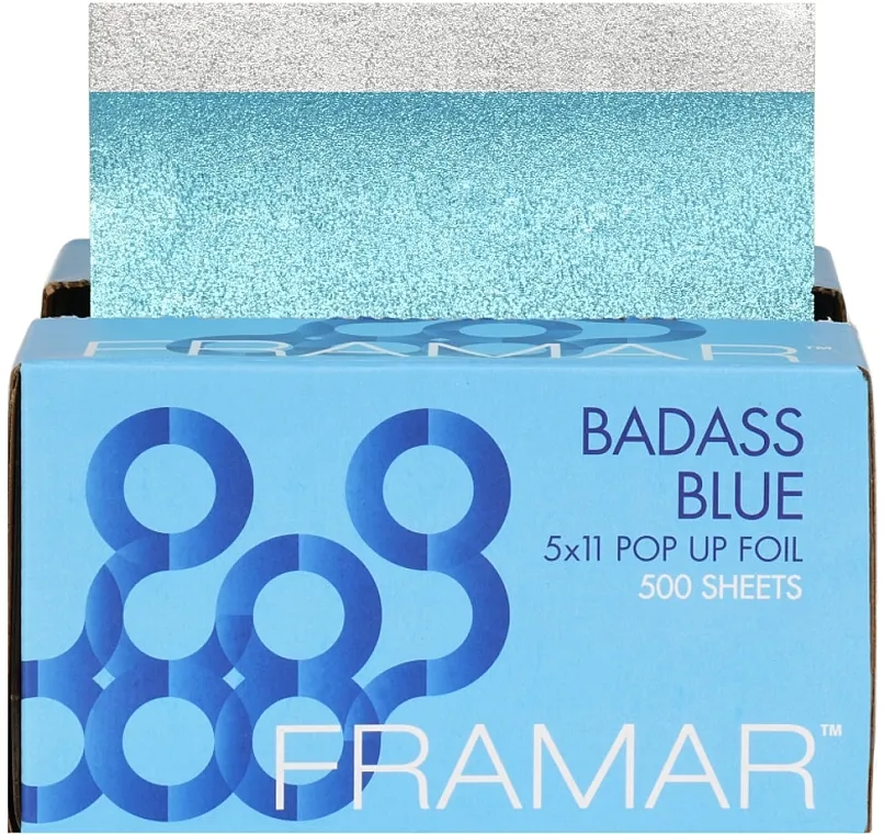 Framar 5x11 Pop Up Foil Badass Blue Folija u listovima sa utiskivanjem