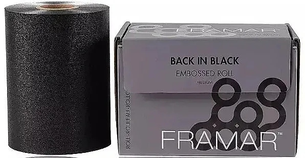 Framar Embossed Roll Medium Black Folija u rolni sa utiskivanjem Back in Black