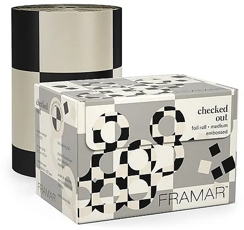 Framar Embossed Roll Medium Checked Out Frizerska folija u rolni, 12.7cmx1m