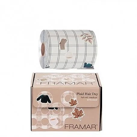Framar Embossed Roll Medium Plaid Hair Day Folija sa utiskivanjem u rolni