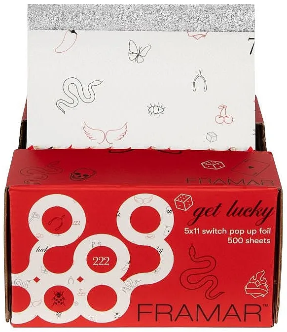 Framar Get Lucky Pop Up Foil Folija sa reljefom, 5 cm x 11 cm