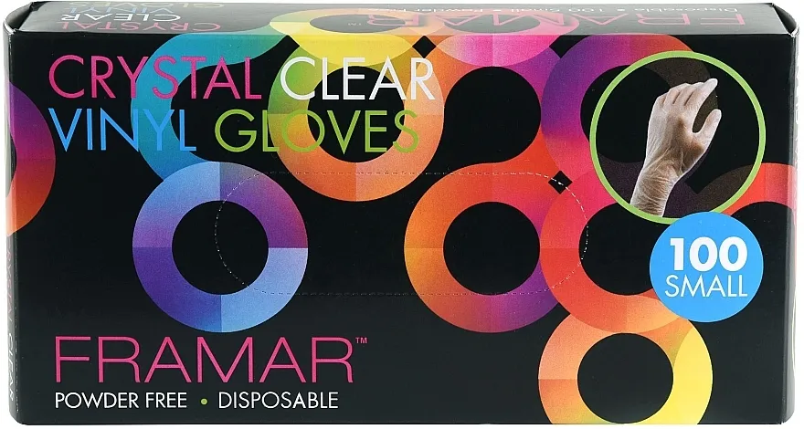 Framar Midnight Mitts Nitrile Gloves Small Nitrilne rukavice bez pudera, crne, S, 100 kom