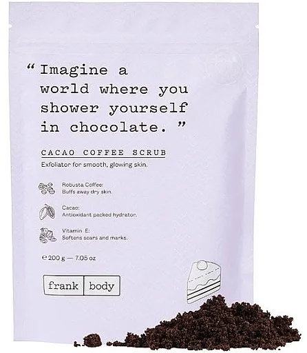 Frank Body Cacao Coffee Scrub Piling za telo sa kakaom i kafom