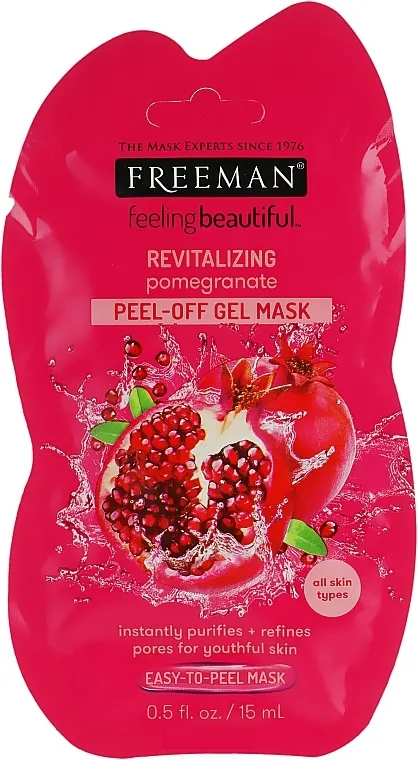 Freeman Feeling Beautiful Peeling Facial Mask with Pomegranate (mini) Film maska za lice "Nar"