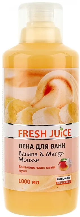 Fresh Juice Banana and Mango Mousse Pjena za kupanje