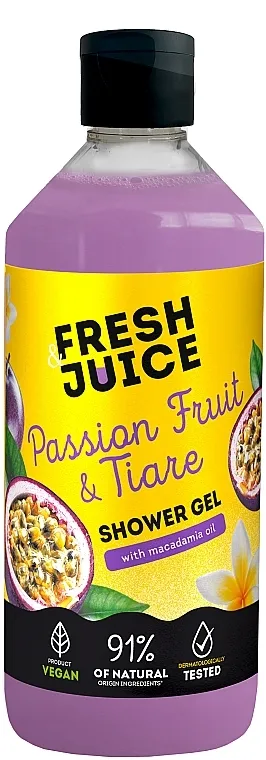 Fresh Juice Passion Fruit &amp; Tiare Shower Gel Gel za tuširanje Marakuja &amp; Tiare
