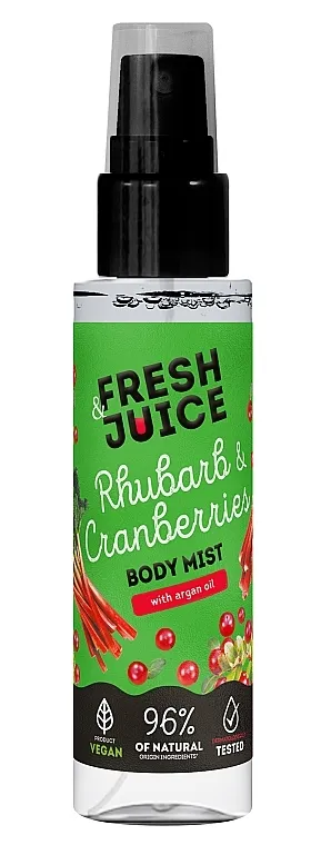 Fresh Juice Rhubarb &amp; Cranberries Body Mist Maglica za telo Rabarbara i Brusnica