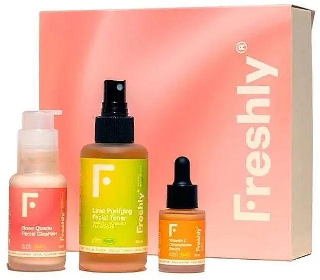 Freshly Vitamin C Essential Routine (f/ton/100ml + f/ser/15ml + f/cleanser/50ml) Set
