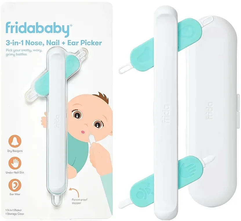 Frida Baby 3-in-1 Nose, Nail + Ear Picker Čistač 3 u 1 za nos, uši i nokte