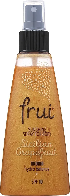 Frui Sunshine Spray For Body Sicilian Grapefruit Sjajni aroma sprej sa hidratantnim "Sicilijanskim grejpfrutom"