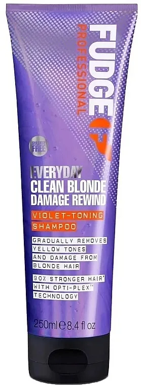 Fudge Every Day Clean Blonde Damage Rewind Violet-Toning Shampoo Dnevni šampon za toniranje za kosu
