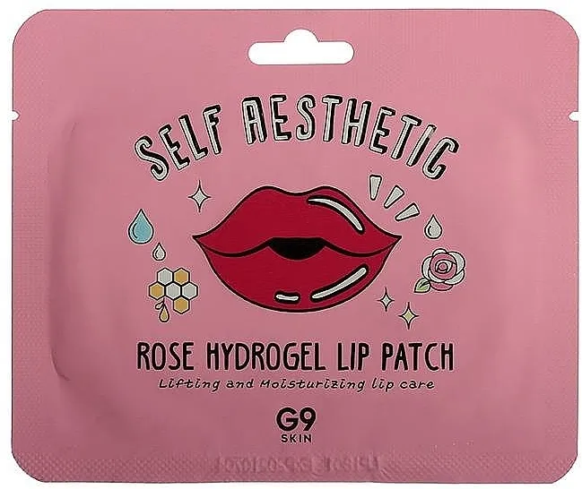 G9Skin Self Aesthetic Rose Hydrogel Lip Patch Hidrogel flasteri za usne