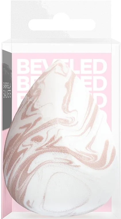 Gabriella Salvete Beveled Marble Make-up Sponge Sundjer za šminkanje Marble, bež
