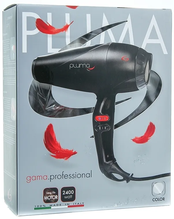 GA.MA Pluma Endurance 4500 Sušilo za kosu, bijelo