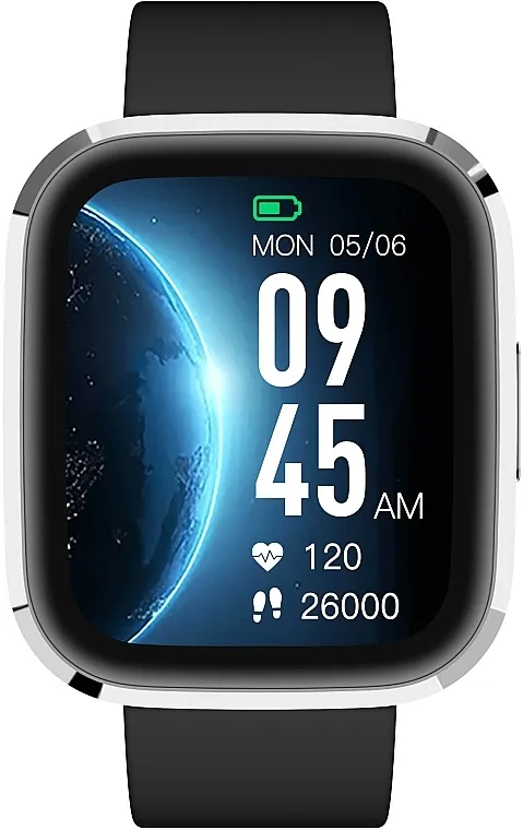 Garett Smartwatch GRC STYLE Silver-Black Smart sat, srebrno-crni