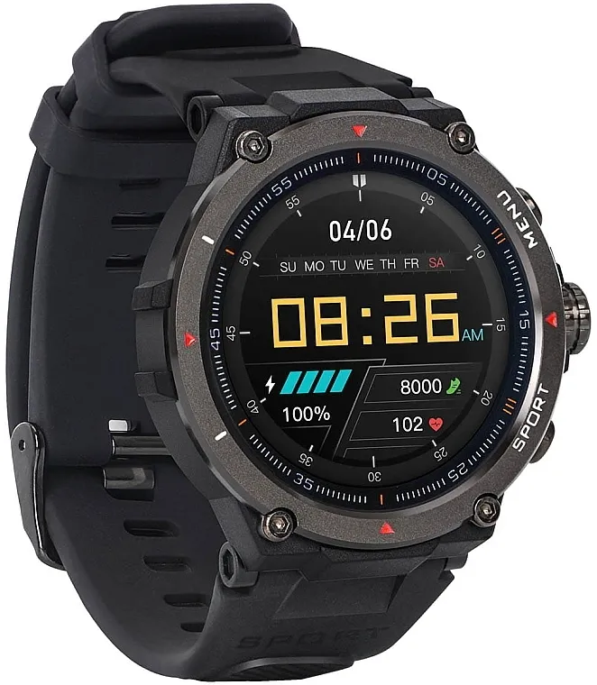 Garett Smartwatch GRS PRO Pametni sat muški, crni