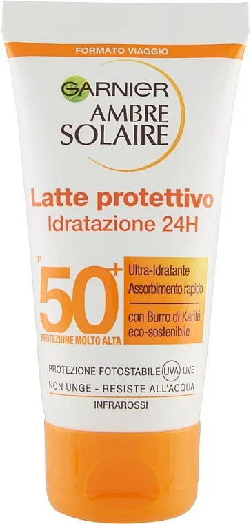 Garnier Ambre Solaire Hydration 24H Protection Lotion SPF50 Mlijeko za tijelo za zaštitu od sunca