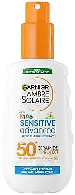 Garnier Ambre Solaire Kids Sensitive Advanced Spray SPF50 Sprej za zaštitu od sunca za decu