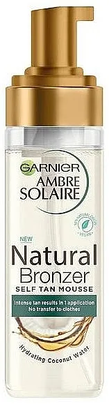 Garnier Ambre Solaire Natural Bronzer Intense Clear Self Tan Mousse Pena za samopotamnjivanje