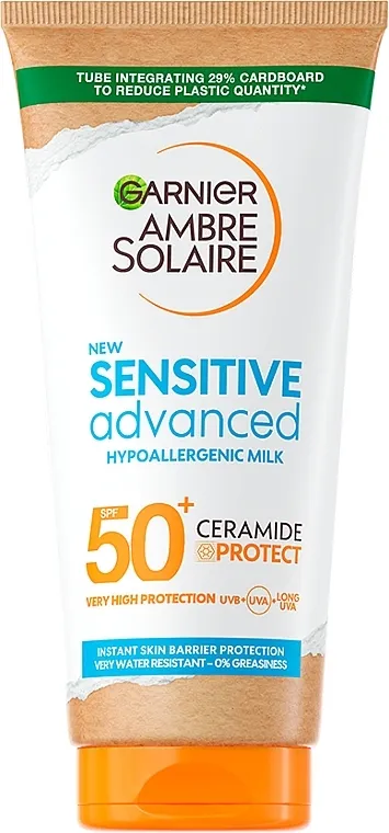 Garnier Ambre Solaire Sensitive Advanced SPF 50+ Mleko za zaštitu osetljive kože od sunca