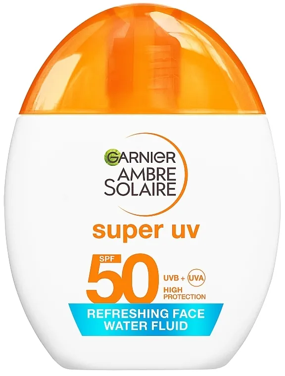 Garnier Ambre Solaire Super UV Refreshing Face Water Fluid SPF50 Fluid za zaštitu od sunca za lice