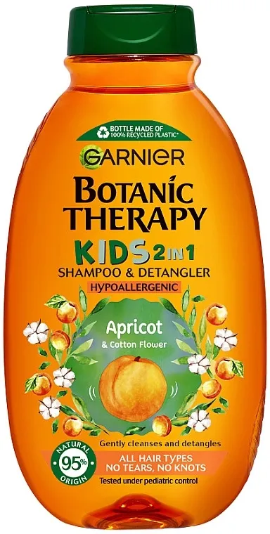 Garnier Botanic Therapy Shampoo &amp; Detangler Apricot Šampon i regenerator 2 u 1 za decu
