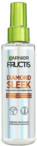 Garnier Fructis Diamond Sleek Shine-Coat Smoothing Spray Sprej za zaglađivanje i sjaj suve i neposlušne kose