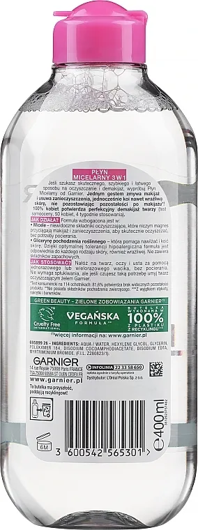 Garnier Micellar Cleansing Water Pride Micelarna voda 3 u 1