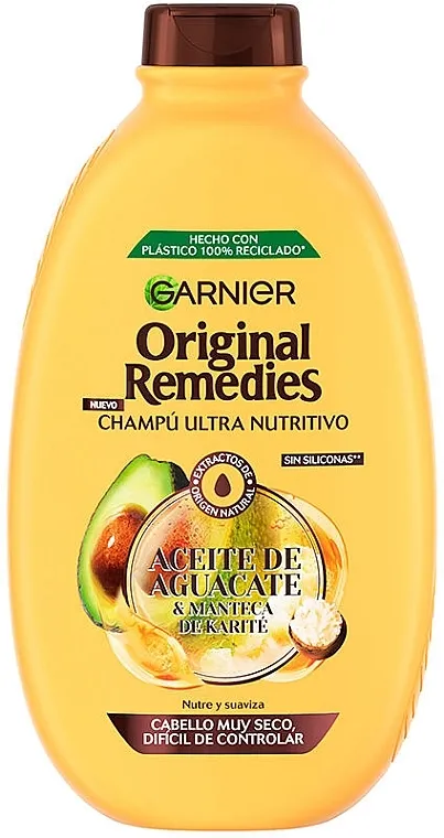 Garnier Original Remedies Avocado Oil and Shea Butter Shampoo Šampon za kosu "Avokado i shea maslac"