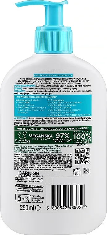 Garnier Pure Active Hidratantna emulzija za čišćenje lica