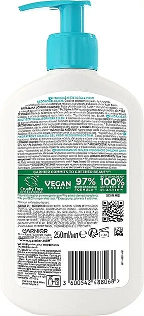 Garnier Pure Active Hydrating Deep Cleanser Hidratantni gel za intenzivno čišćenje kože lica sklonoj nedostacima