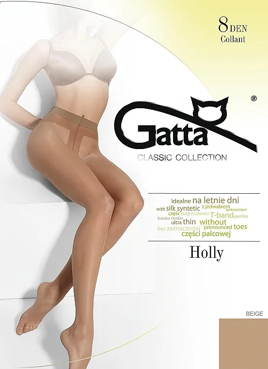 Gatta Čarape 'Holly' 8 Den, bež