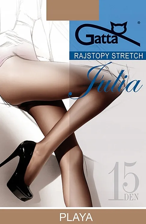 Gatta Čarape 'Julia Stretch' 15 Den, boja peska