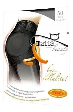 Gatta Čarape Bye Cellulite 50 Den, nero