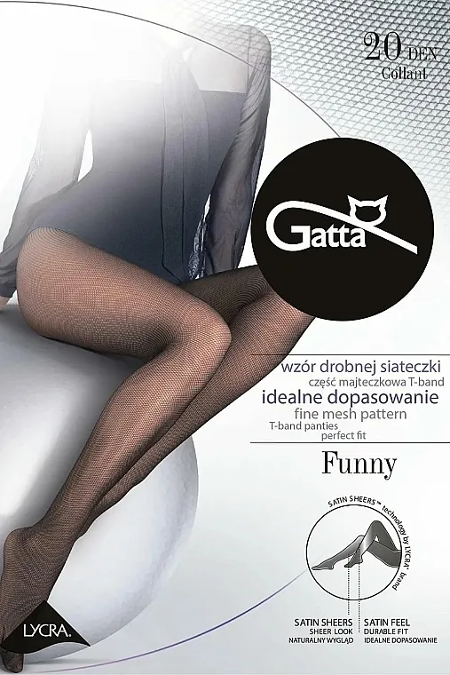 Gatta Čarape Funny 01 20 Den, bež