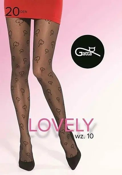 Gatta Čarape Lovely 10, 20 Den, crno