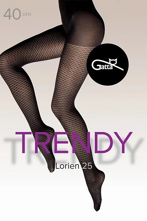 Gatta Čarape Rajstopy 'Lorien 25', 40 Den, nero