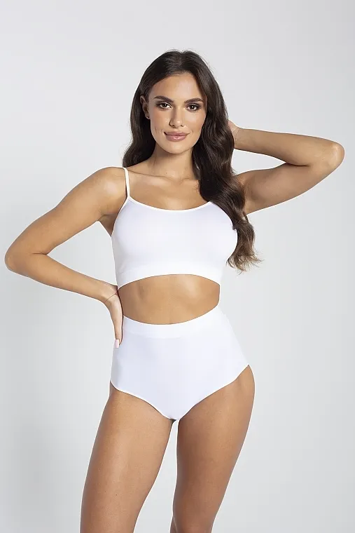 Gatta Dame nešivene gaćice Brigitte Comfort 01, bela