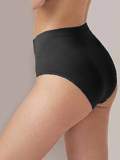 Gatta Damske bešavne gaćice Bikini Maxi, crne