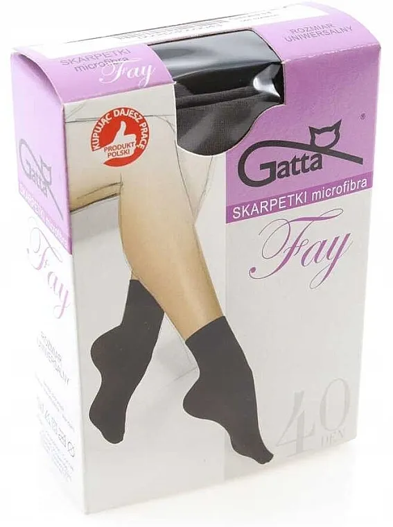 Gatta Ženske čarape Fay 40 Den, plava noć