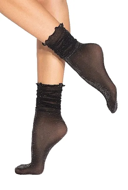 Gatta Ženske čarape Spring Vibes Wz. 08, 30 Den, nero silver