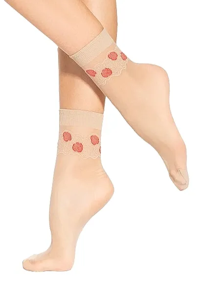 Gatta Ženske čarape Spring Vibes Wz. 10, 15 Den, sabbia red