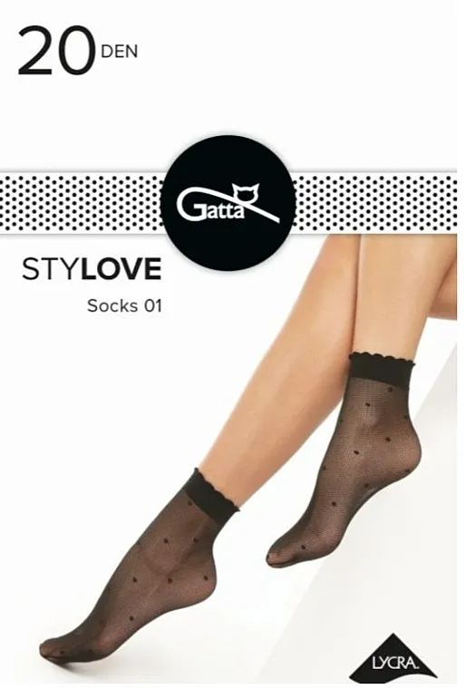 Gatta Ženske čarape Stylove 01, 20 Den, nero