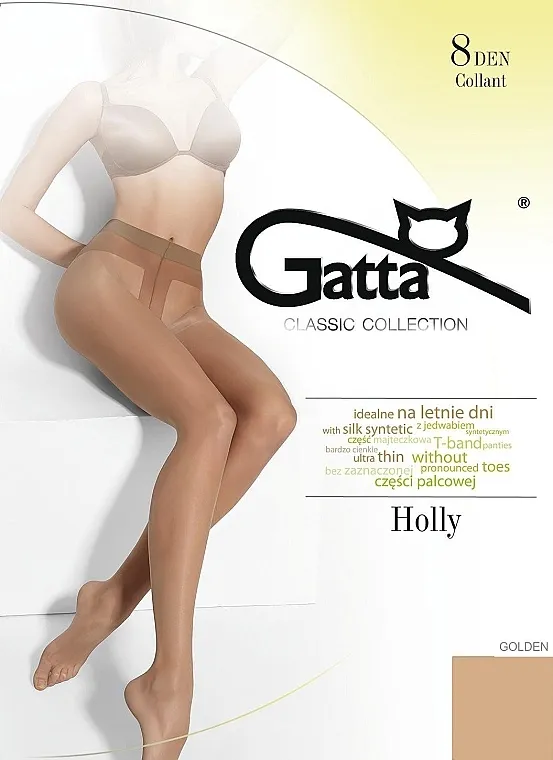 Gatta Hulahopke 'Holly' 8 Den, zlatna