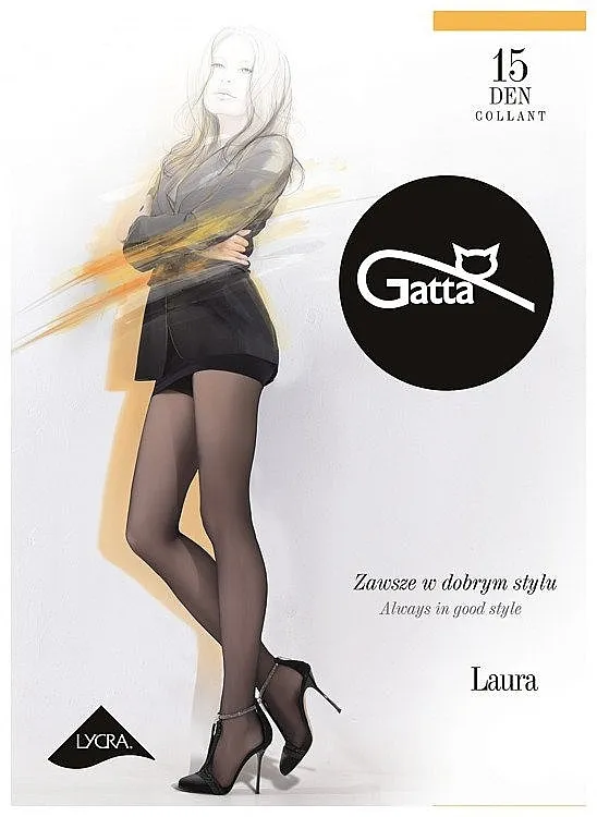 Gatta Hulahopke Laura 15 Den, grigio