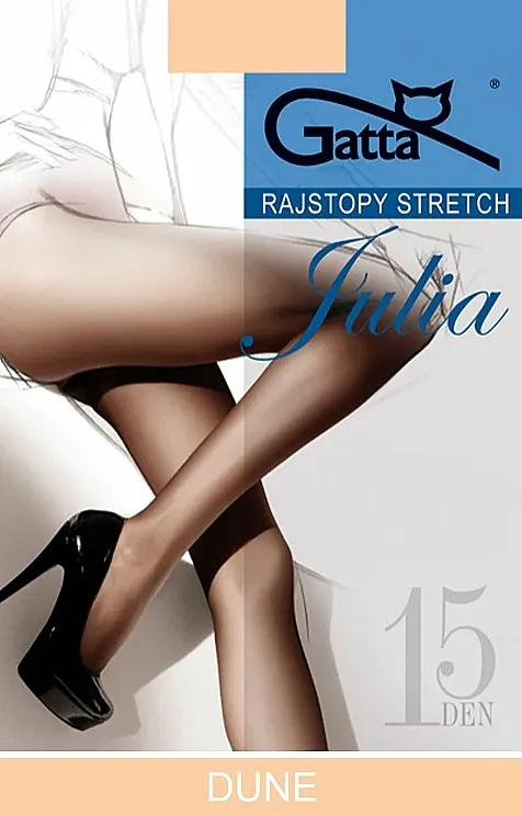 Gatta Najlon čarape 'Julia Stretch' 15 Den, dune