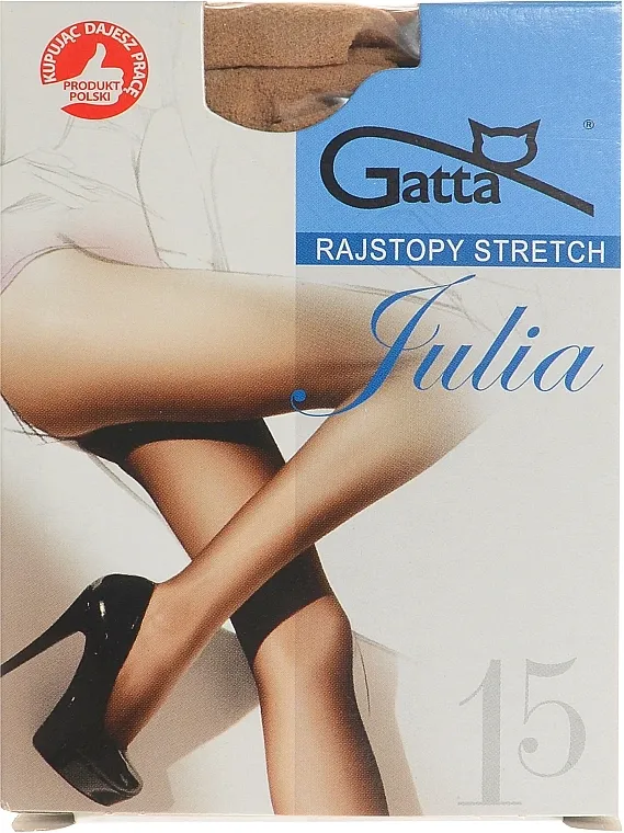 Gatta Najlon čarape 'Julia Stretch' 15 Den, visone